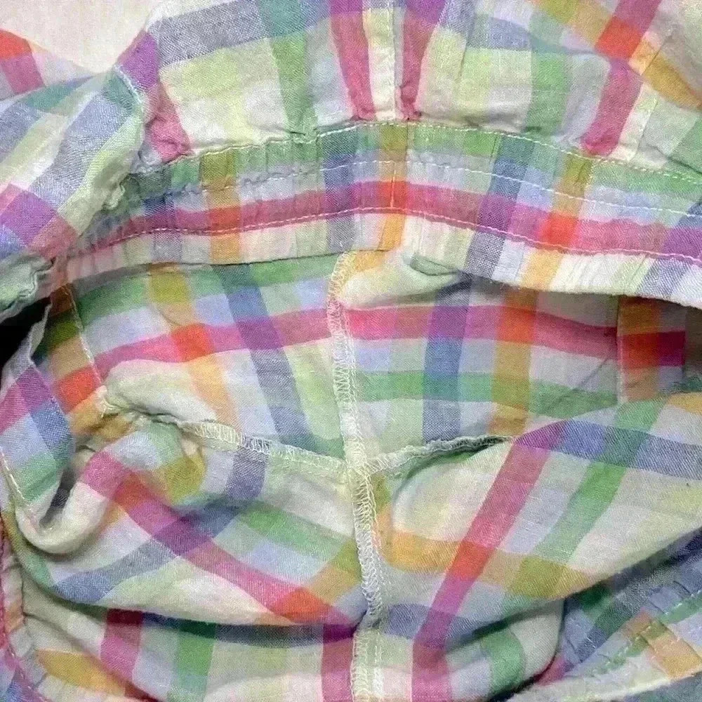 Tommy Bahama 100% Linen Multicolored Shorts with Drawstring Women’s Size Small - Picture 8 of 11